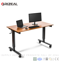 Mesa de trabalho ergonômica Manual do escritório Mesa de sentar ou de mesa ajustável em altura